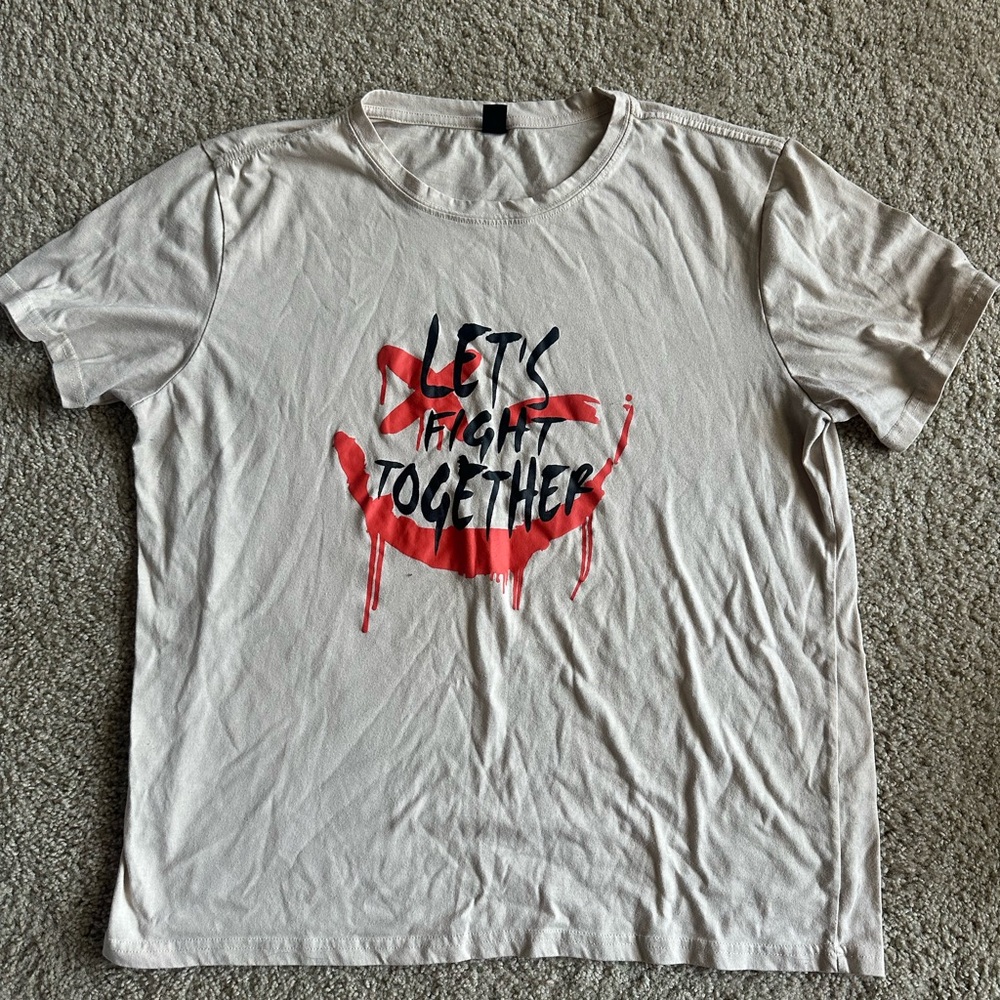 Men's Graphic T-Shirt - Let's Fight Together